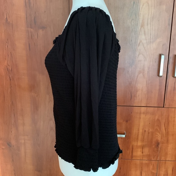 Venice Love Smocked Squareneck Top - Picture 8 of 9